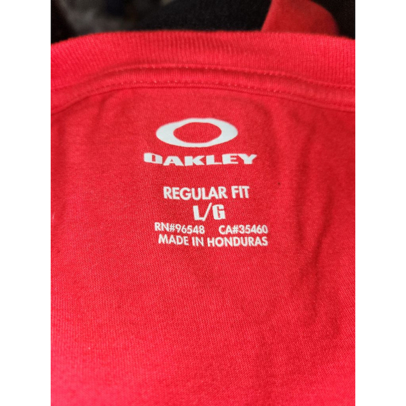 Oakley T Shirt | Mens | Red | Size Large - Picture 5 of 5